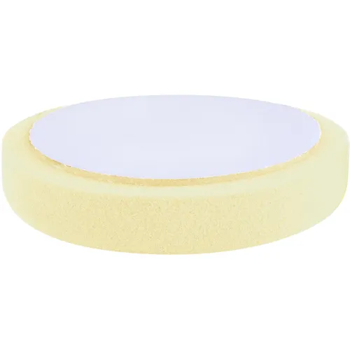 Kotouč leštící pěnový, t80, žlutý, ⌀180x30mm, suchý zip ⌀150mm EXTOL PREMIUM 8804508