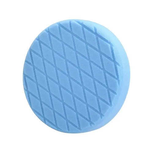 Kotouč leštící pěnový, diamantový vzor, t60, modrý, ⌀180x35mm, zapuštěný suchý zip ⌀150mm EXTOL PREMIUM 8804536