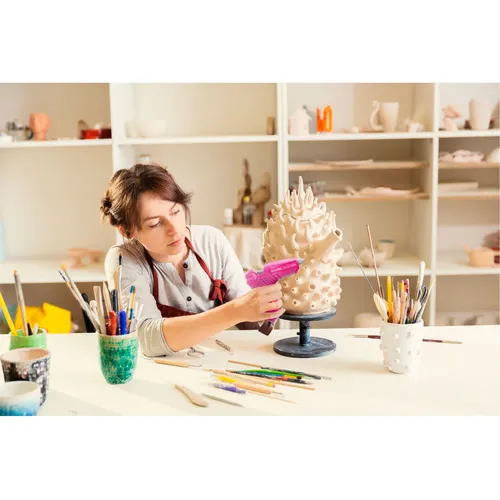 Pistole tavná lepící, ⌀11mm, 40w, růžová EXTOL LADY 422004