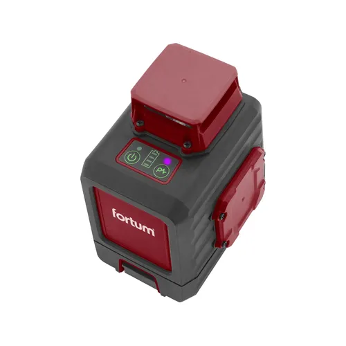 Laser zelený liniový, křížový samonivelační, 1h360°x 1v FORTUM 4780209
