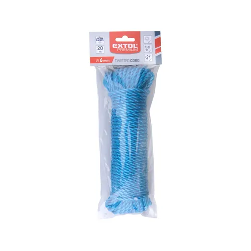 Šňůra stáčená nylonová, ⌀6mm x 20m EXTOL PREMIUM 8856406