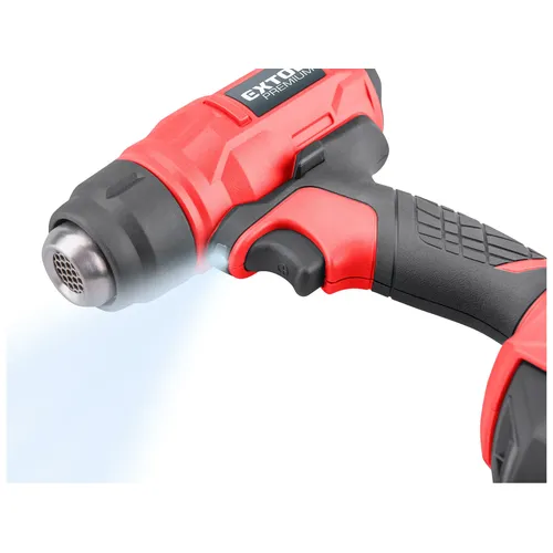 Pistole horkovzdušná aku share20v, 550°c, 20v li-ion, 2ah EXTOL PREMIUM 8891866