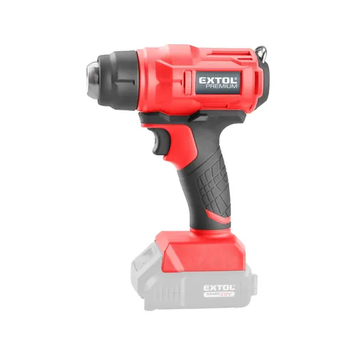 Pistole horkovzdušná aku share20v, 550°c, 20v li-ion, bez baterie a nabíječky EXTOL PREMIUM 8891867