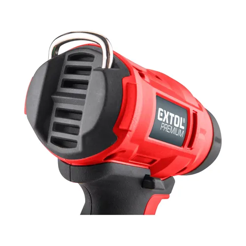 Pistole horkovzdušná aku share20v, 550°c, 20v li-ion, bez baterie a nabíječky EXTOL PREMIUM 8891867