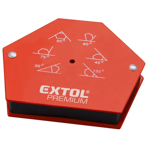 Magnet-úhelník svařovací, 30°-45°-60°-75°-90°-135°, nosnost do 22kg EXTOL PREMIUM 8815194
