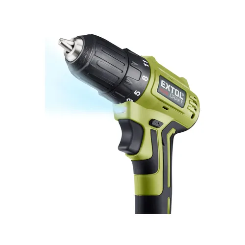 Vrtací šroubovák aku, brushless, 20v li-ion, 2×2ah EXTOL CRAFT 402450