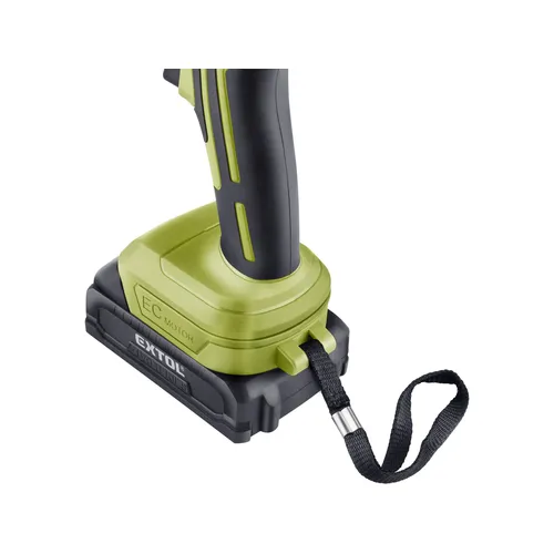Vrtací šroubovák aku, brushless, 20v li-ion, 2×2ah EXTOL CRAFT 402450