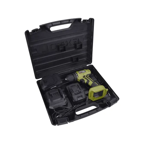 Vrtací šroubovák aku, brushless, 20v li-ion, 2×2ah EXTOL CRAFT 402450