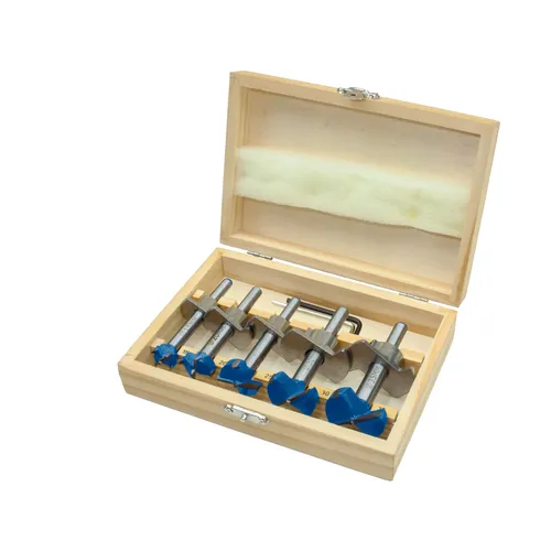 Frézy-sukovníky, do dřeva s hloubk. dorazem, sada 5ks,, ⌀15-20-25-30-35mm EXTOL CRAFT 902003