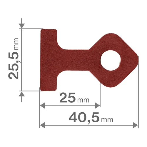 L-svorky rohové/90° sada 2ks, 140x140mm FORTUM 4784120