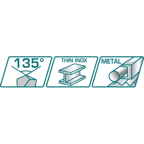 Vrtáky do kovu, sada 8ks, industrial, hss TOTAL TACSD0085