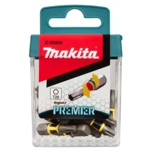 Makita E-25959 torzní bit řady Impact Premier (C-form) T20-25mm, 15 ks