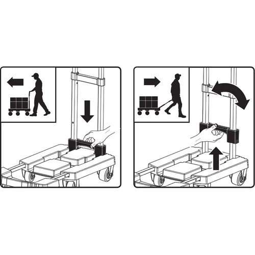 Vozík skládací, nosnost až 200kg/6koleček EXTOL PREMIUM 8856009