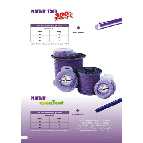 Super Platino T300, kruh, 3mm, 15m ACTIVE