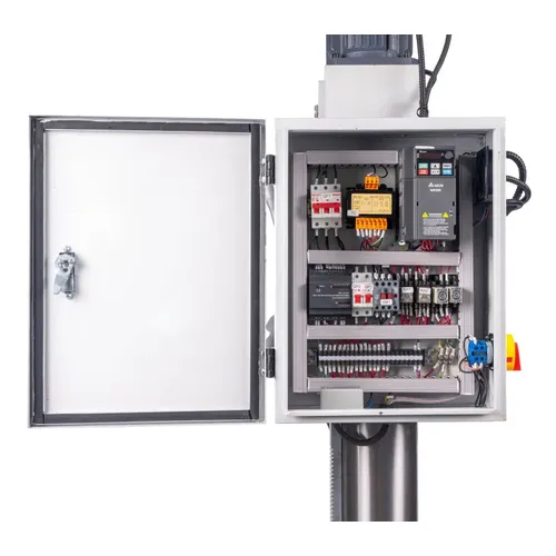 Proma M-1840UF/400 - Průmyslová vrtačka s úhlovým stolem a frekvenčním měničem