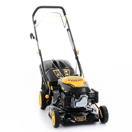 Riwall PRO RPM 4235 multifunkční travní sekačka 3 v 1 s benzinovým motorem a pojezdem