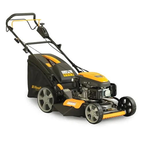 Riwall PRO RPM 5155 V PRO multifunkční travní sekačka 4 v 1 s benzinovým motorem a variabilním pojezdem