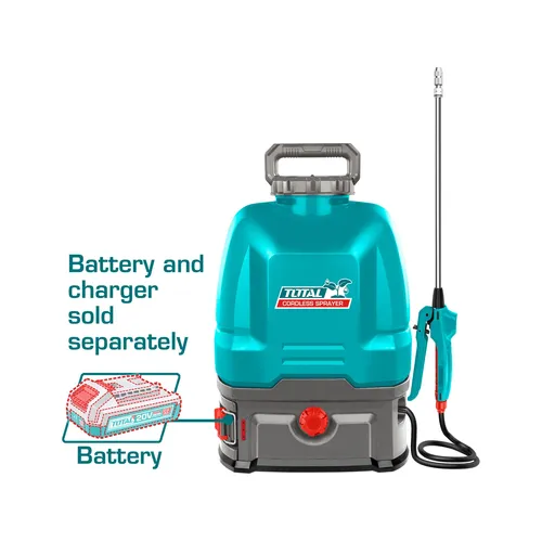 Postřikovač zahradní aku, industrial,  20v li-ion, 2000mah, bez baterie a nabíječky TOTAL TSPLI2016