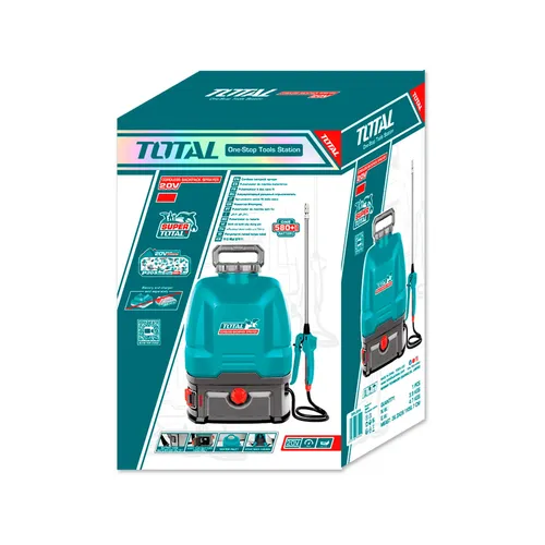 Postřikovač zahradní aku, industrial,  20v li-ion, 2000mah, bez baterie a nabíječky TOTAL TSPLI2016