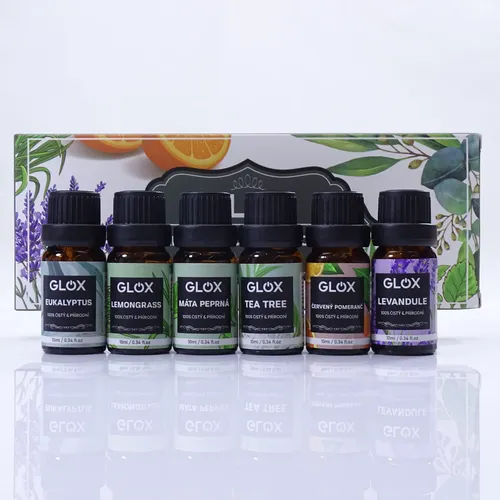 Sada 6ks aroma olejů Glox GLOXAO1