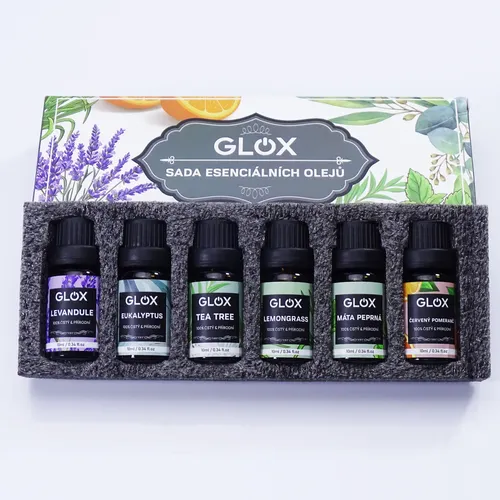Sada 6ks aroma olejů Glox GLOXAO1