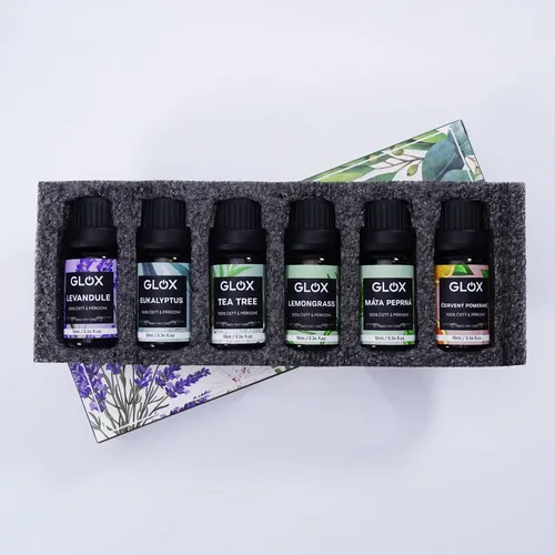 Sada 6ks aroma olejů Glox GLOXAO1