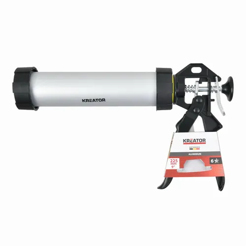 Kovová vytlačovací pistole 225mm hliníková Kreator KRTH40004