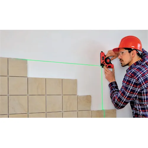 Laser zelený-úhelník 90°, s elektr. přísavným modulem EXTOL PREMIUM 8823303