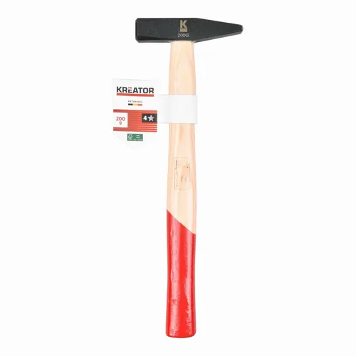 Zámečnické kladivo 200g Dřevěná rukojeť Kreator KRTH90002