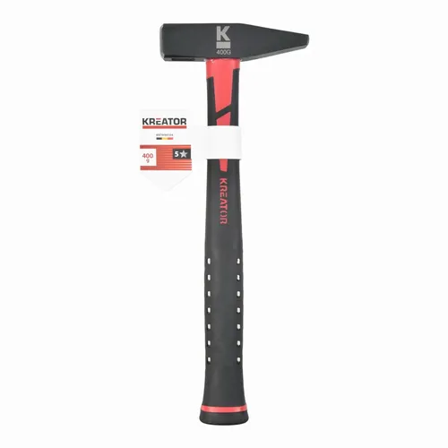 Zámečnické kladivo 400g Sklolaminátová rukojeť Kreator KRTH90104