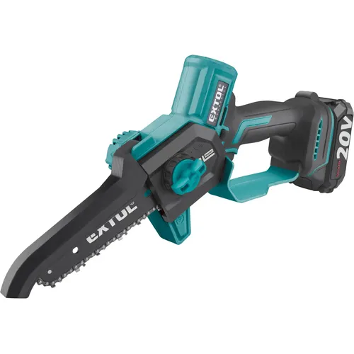 Pila řetězová aku jednoruční share20v, 13cm, brushless, 2ah EXTOL INDUSTRIAL 8791922