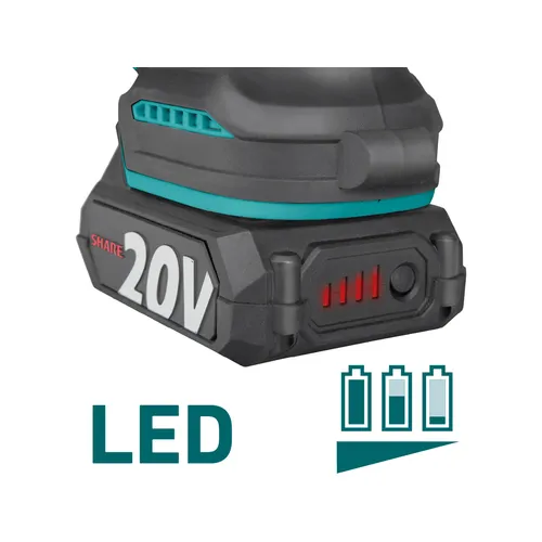 Pila řetězová aku jednoruční share20v, 13cm, brushless, bez baterie a nabíječky EXTOL INDUSTRIAL 8791923