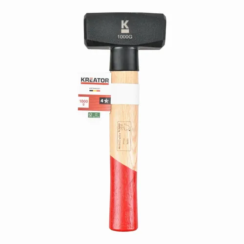 Palice 1000g - Dřevěná násada Kreator KRTH90201