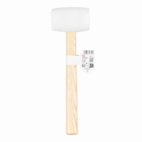 Gumová palice bílá 450g - Dřevěná násada Kreator KRTH90604