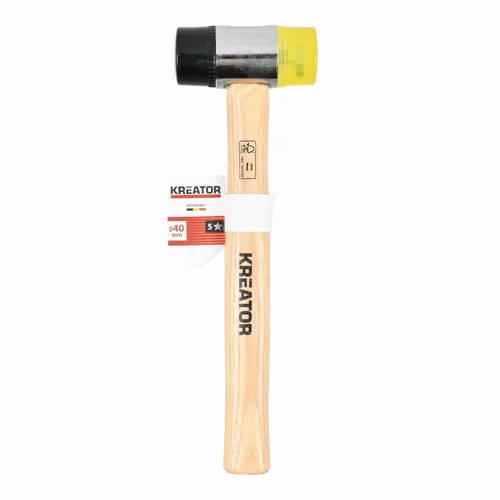 Gumová/plastová palice 300g - Dřevěná násada Kreator KRTH90607