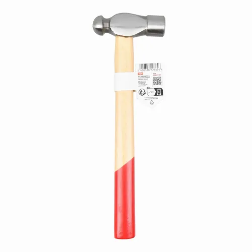 Klempířské kladivo s kulovou hlavou 450g - Dřevěná násada Kreator KRTH90806