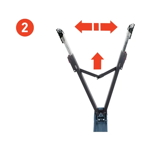 Koza stavební skládací 1kus, nosnost 550kg, výška 60-85cm EXTOL PREMIUM 8859999