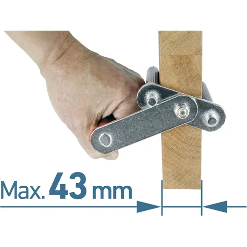 Nosič desek kovový, sada 2ks, nosnost až 80kg/pár EXTOL PREMIUM 8863108