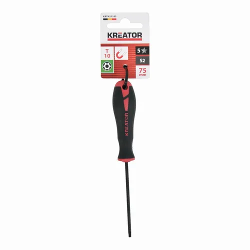 Šroubovák TORX T10 75mm Kreator KRTH21105
