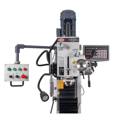 Proma FP-55MPD2/400 - Vrtačko-frézka na kov dvourychlostní s digitálním odměřováním