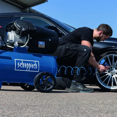 Scheppach HC 53 DC dvoupístový olejový kompresor 50 l