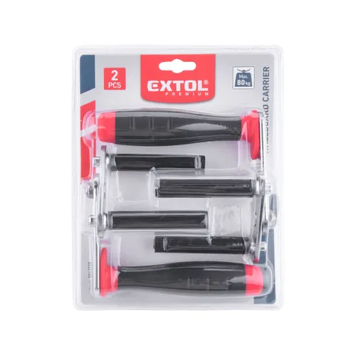 Nosič desek kovový, sada 2ks, nosnost až 80kg/pár EXTOL PREMIUM 8863108