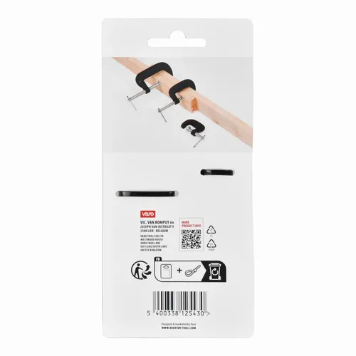 Univerzální svěrka typ C 60, 90, 120mm (sada 3ks) Kreator KRTH40503