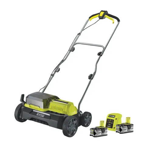 Ryobi RY18SFX35A-240 aku 18 V travní provzdušňovač + 2x 4,0 Ah akumulátor + nabíječka ONE+