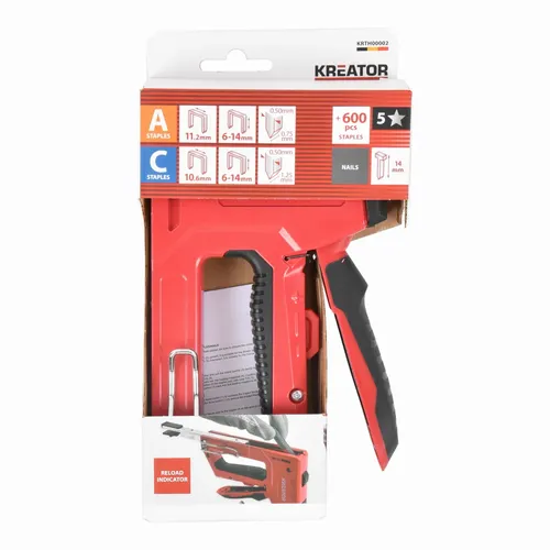 Ruční sponkovačka 6-14mm TYP A-C Kreator KRTH00002