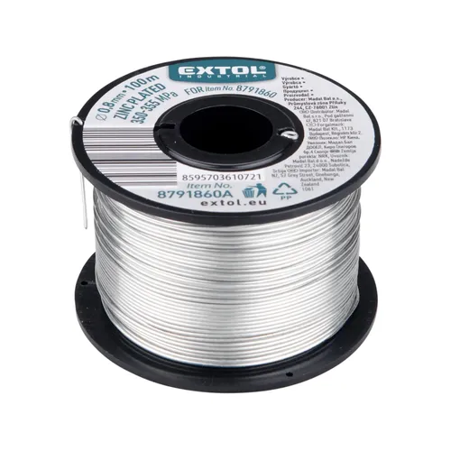Drát vázací, ∅0,8mm, 100m EXTOL INDUSTRIAL 8791860A