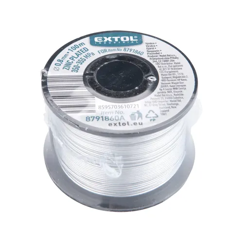 Drát vázací, ∅0,8mm, 100m EXTOL INDUSTRIAL 8791860A