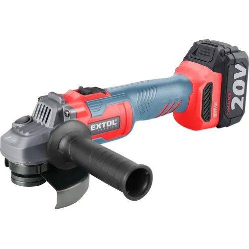 Bruska úhlová aku share20v, 125mm, brushless, 4ah EXTOL PREMIUM 8891838