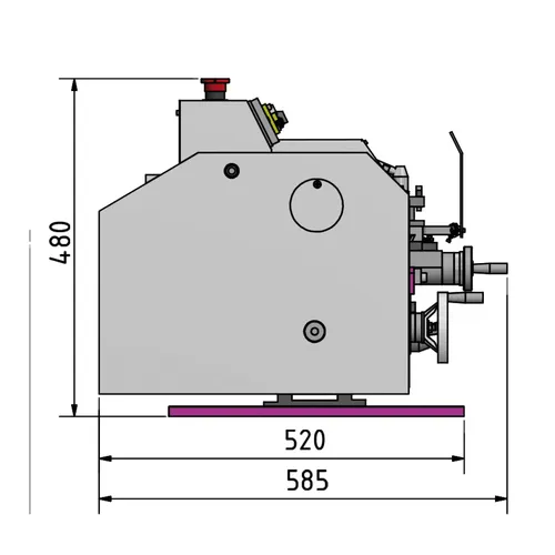 Stolní soustruh OPTIturn TU 2304 V 3420325 Optimum