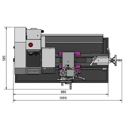Stolní soustruh OPTIturn TU 2304 V 3420325 Optimum